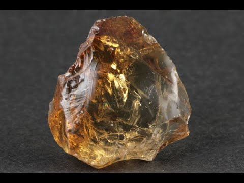 シトリン(黄水晶) 原石 14.3g / Citrine - YouTube