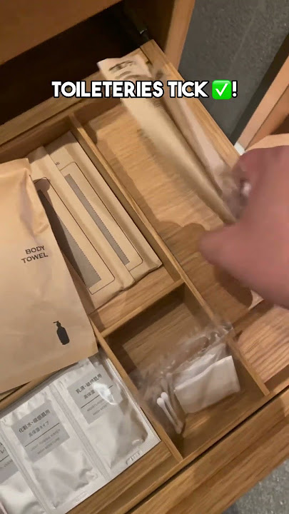 Checking in to #muji #mujihotel #mujifinds #understoodtheassignment #complimentary #toiletries