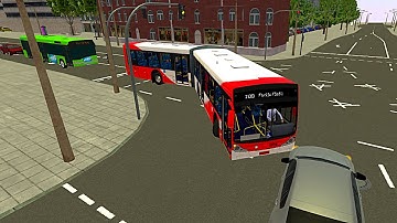 Articulated Bus in Fiktivdorf Part 1 - Proton Bus Simulator