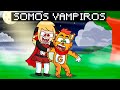 ¡MINECRAFT PERO FLOR SE CONVIERTE EN VAMPIRO! 😱 🧛‍♀️  | SRGATO X FLOR SON VAMPIROS POR UNA NOCHE