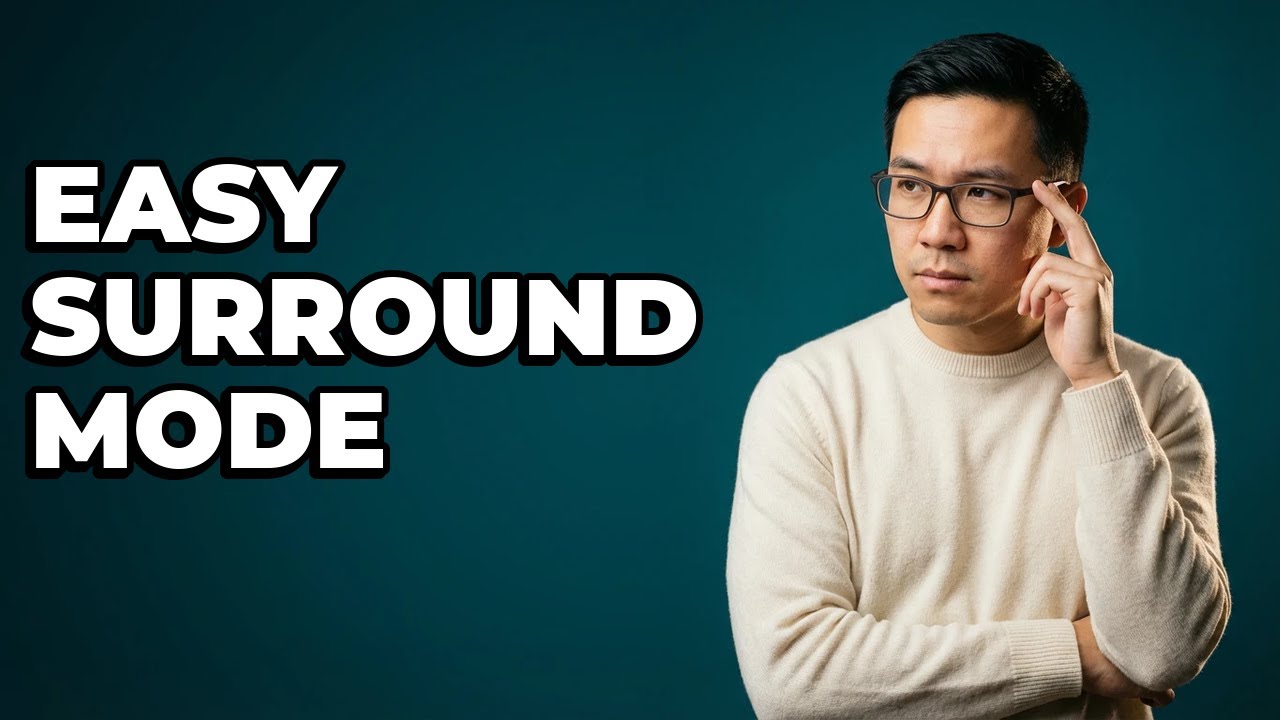 How To Change Audio Output To Surround Mode?