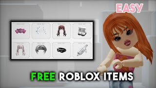 How to get these CUTE Free items in Roblox! 2024 FREE ACCESSORIES