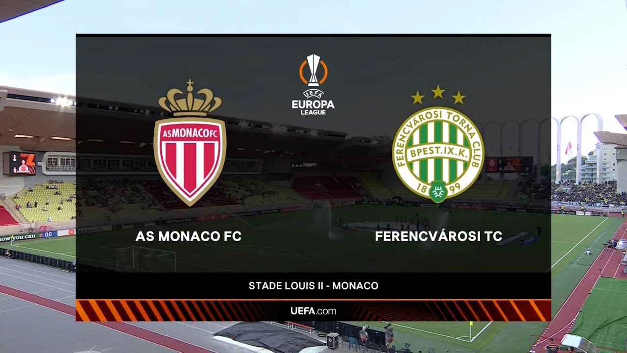 UEFA Europa League, Group H, AS Monaco v Ferencvarosi TC