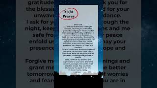 Read This Night Prayer In Silence  #jesuslovesyou #jesus #nightprayer #prayer #divineprayers