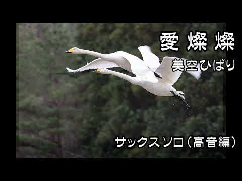 愛燦燦　美空ひばり　アルトサックスソロ　歌詞付