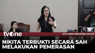 Download lagu Nikita Mirzani Divonis 4 Tahun Penjara, Lebih Ringan dari Tuntutan JPU | tvOne