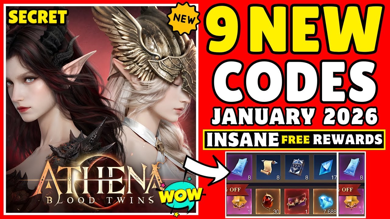 ⚠️🔥 2026 Starts Now – Game Codes 🔥⚠️ATHENA Blood Twins January Redeem ...