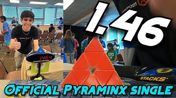 (PR) 1.46 Official Pyraminx Single!
