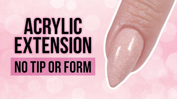 🚨Acrylic Extension Without Form or Nail Tip?!👌🏼 Quick and Easy Nail Hack‼️