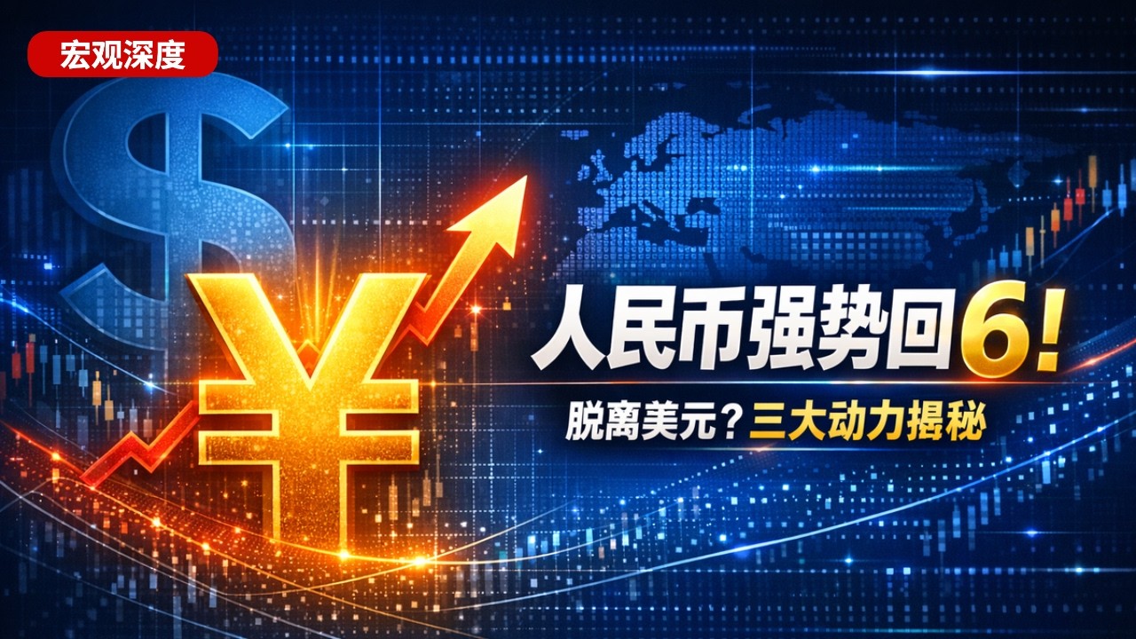 人民币为什么这么强？从7.3飙到6.8，央行已经开始踩刹车了！