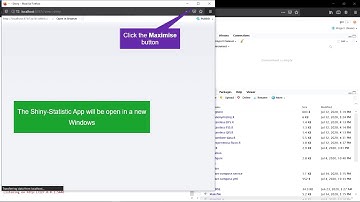 Shiny-Statistic: How to run the app from r-studio