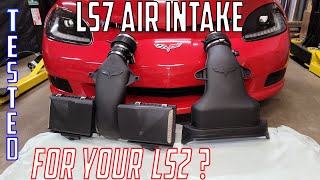 C6 Corvette (LS2) Air Intake Upgrade to LS7 Testing (Is it worth it?) by Toys4Life C5 4,890 views 6 months ago 6 minutes, 45 seconds