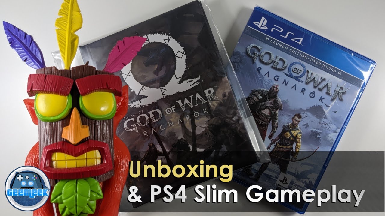 PS4 Slim 1TB - Edição God of War Ragnarok - NOVO - Nova Era Games