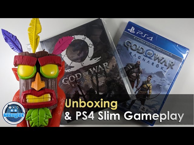 Unboxing & review - God of War Ragnarok EDIÇÃO DE LANÇAMENTO para PS4 