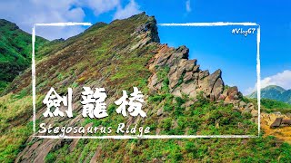 《翻岳》【劍龍稜】一個人爬劍龍稜合法路線如何走才不會被罰50萬 劍龍稜、鋸齒稜、茶壺山/丹健行SOLO Hiking in Taiwan #04 Vlog#67 #翻岳