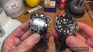 Seiko SKX007 and SPB383