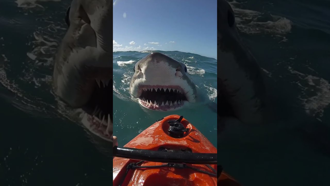 He Was Kayaking Then A Shark Jumped Out Sharkencounters Survivalstory