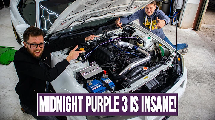 Painting Things Midnight Purple 3! Coolest Paint Ever for the Nissan Skyline? | R34 Build ep.2