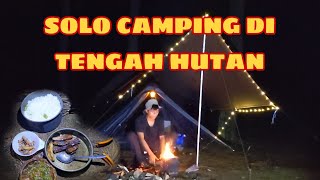SOLO CAMPING DI TENGAH HUTAN PINUS #solocamping #solocampinghutan #camping