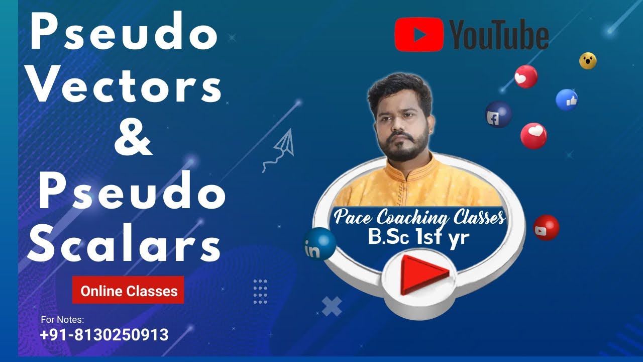 pseudo vectors and pseudo scalars in Hindi