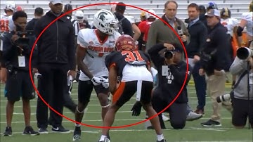 Senior Bowl ‘NASTY’ WR vs. DB 1on1s