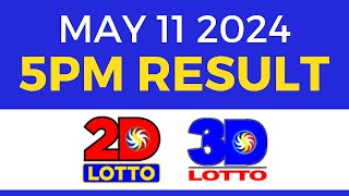 5pm Lotto Result Today May 11 2024 | Complete Details