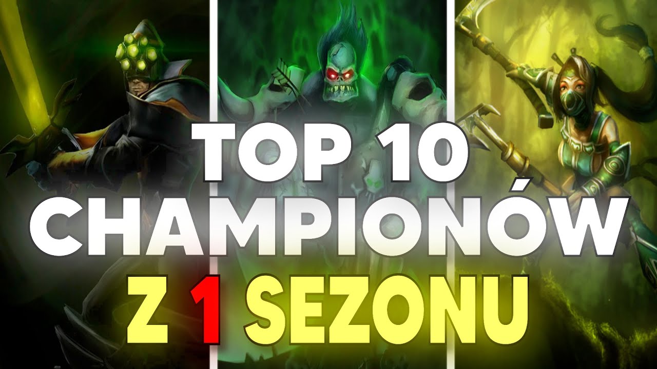 TOP 10 Postaci z 1 sezonu League Of Legends! *nostalgia