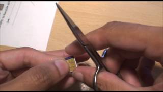 How to Cut Sim Card To Fit iPhone 5 Nano Sim Card