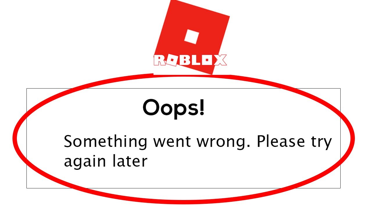 Fix Roblox Oops Something Went Wrong Error Please Try Again Later Problem Solved Youtube - roblox something went wrong tap retry to try again