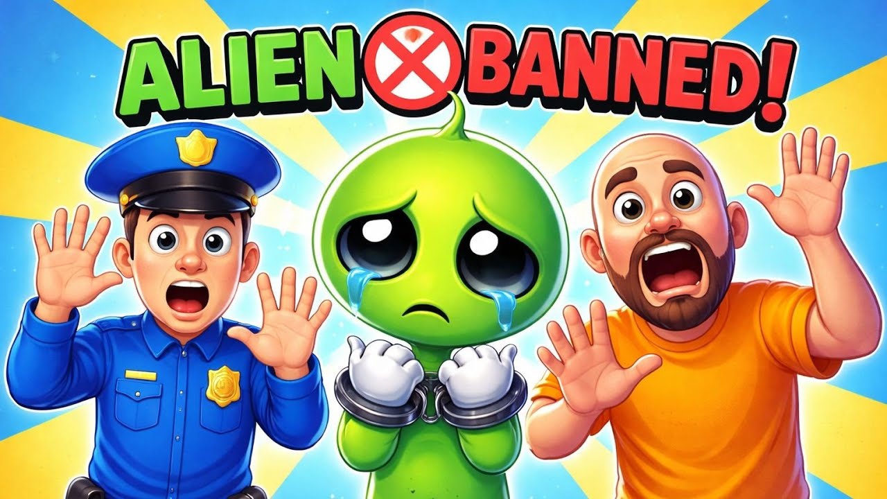 ALIENS BANNED  GOOD AND BAD PEOPLE'S BAN LIVE BARRED GAME  #shortsfeed  #livestream