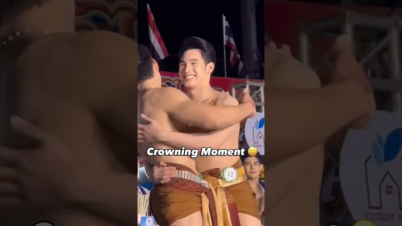 Unique Crowning moment of Male pageant winner!