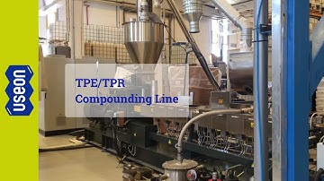 TPE Compounding Line, Twin Extruder + Underwater Pelletizer - USEON