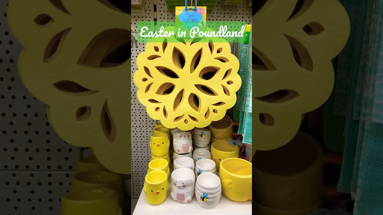 Easter in poundland store 