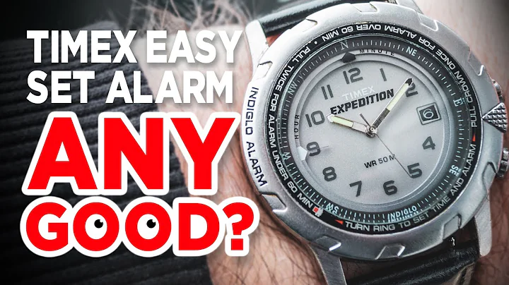 Timex Expedition易设置闹钟手表评测-独特的闹钟设置方式!