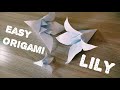 Easy Origami Lily Flower