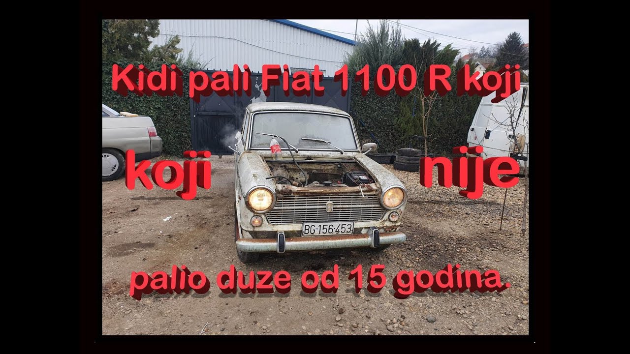 Kidi pali Fiat 1100 R koji nije palio 15 godina
