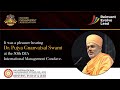 Dr pujya gnanvatsal swami ji at the 30th ima international management conclave