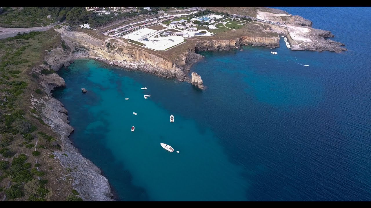SALENTO BY DRONE - SANTA CESAREA TERME - BAIA PORTO MIGGIANO