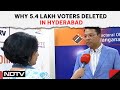 Hyderabad election news  election officer explains why 54 lakh voters deleted from electoral rolls