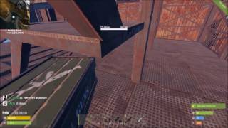 Rust M249 double kill with head shots