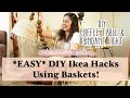 *SUPER EASY* DIY Ikea Hacks Using Baskets!