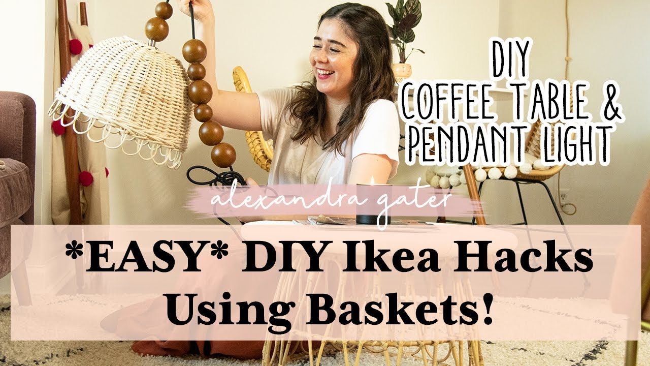*SUPER EASY* DIY Ikea Hacks Using Baskets!