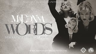 Madonna - Words (Lukesavant & Freemasons 2022 Mix) [VJ Ni Mi Video Mix]