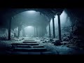 Howling wind in an abandoned bunker  underground ambience  sounds white noise  12 hrs 4k