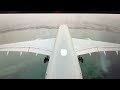 Airbus A350-900 landing in Doha