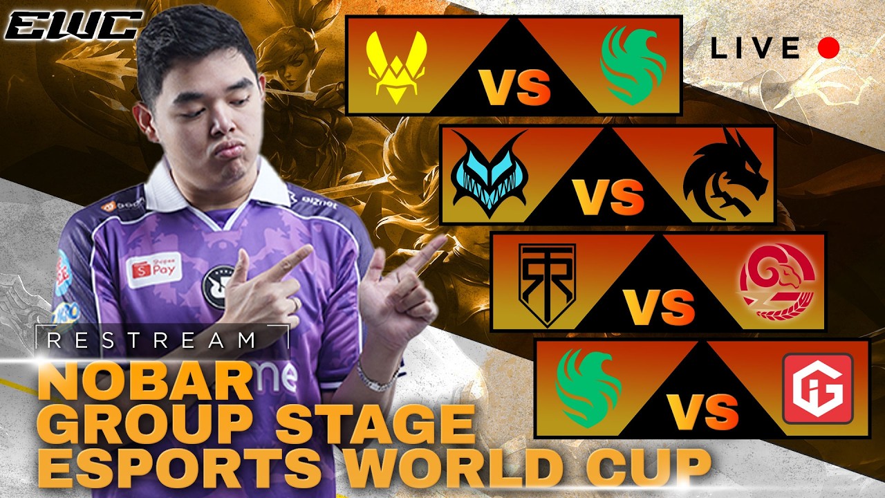 RESTREAM MSC GROUPSTAGE MATCH 2 SAMPAI AKHIR! #mlbbidcreator