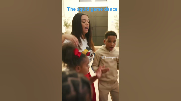 The prince family doing the squid game dance