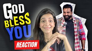 Anubhav Bassi - God Bless You ( REACTION )  | Stand Up Comedy | Mitthi Reacts