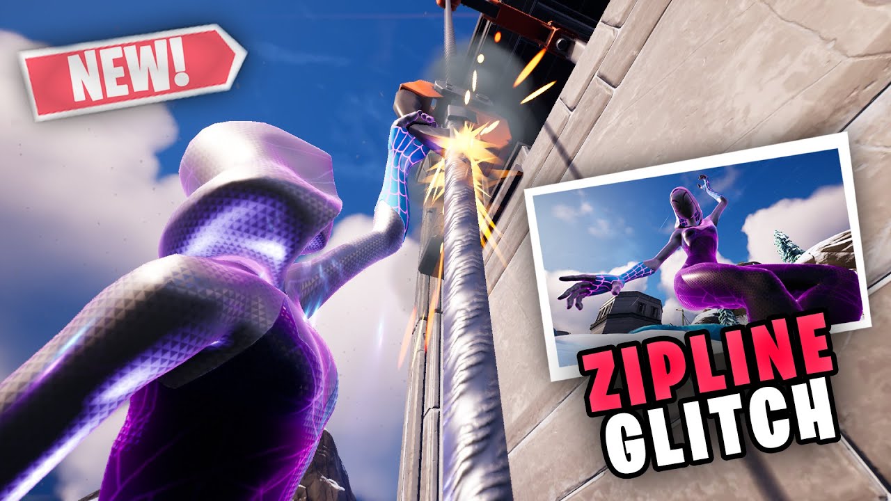 NEW ZIPLINE GLITCH FORTNITE YouTube