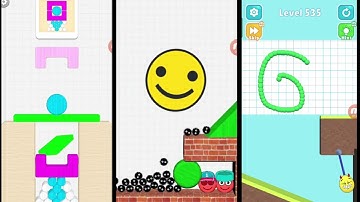 Color Block Builder vs Draw to Crash: Smash Angry Egg vs Hide Ball: Brain Teaser Game! ASMR Game!